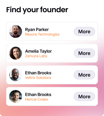 Connect with founders