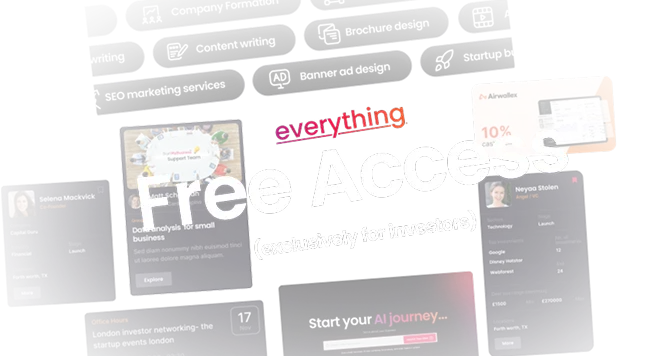 Free access for investor membership illustration