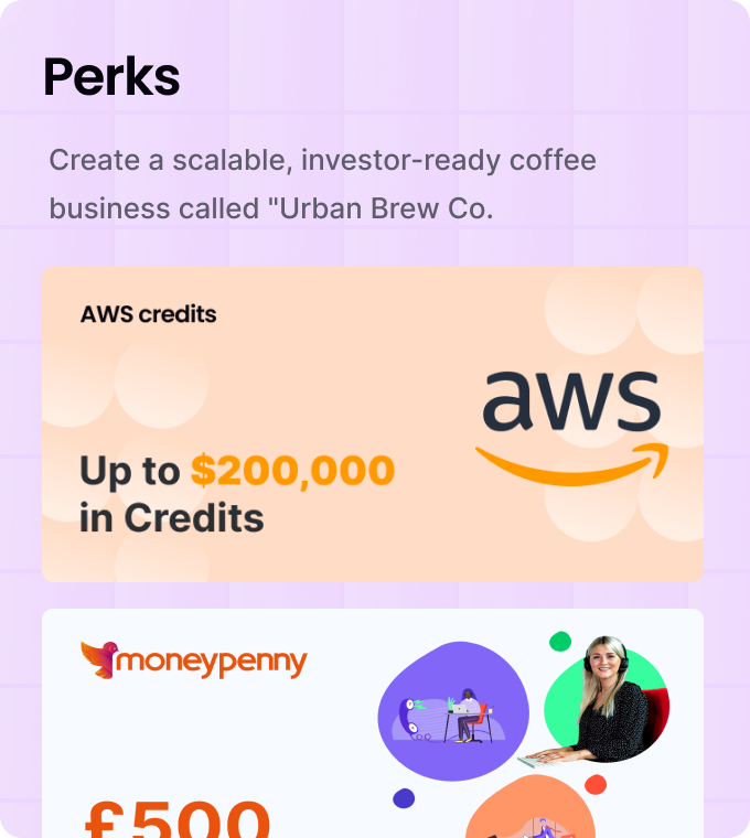 Accelerator perks and credits