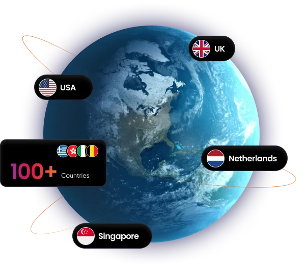 Illustration of international company formation